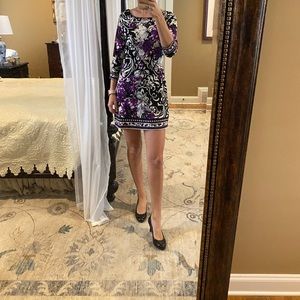 White House Black Market Floral Shift Dress